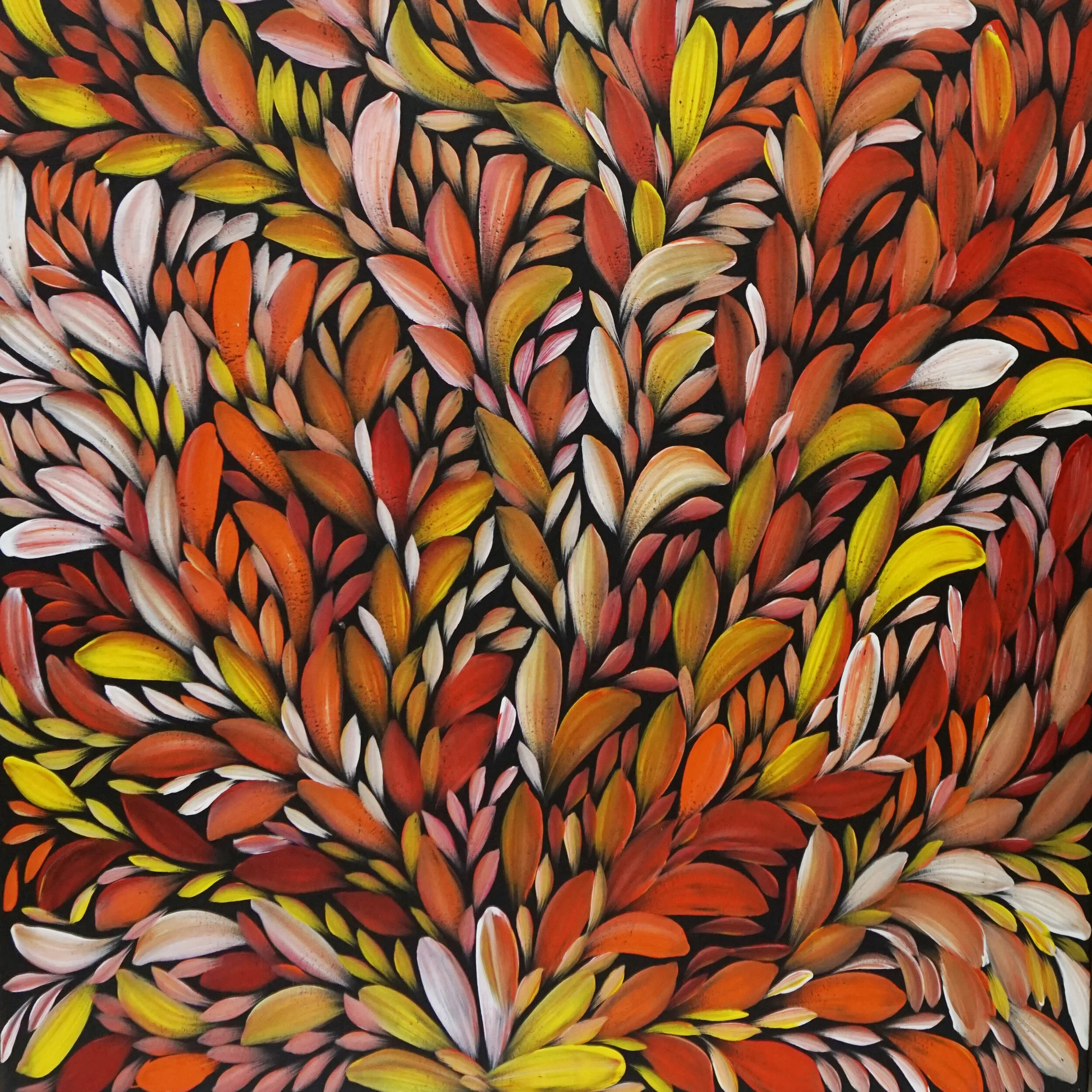 Bush Medicine Leaves — Red (Second Work)